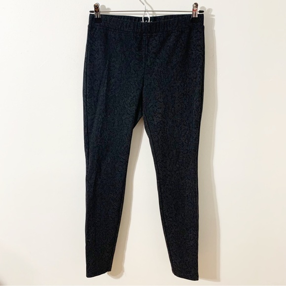 Willi Smith Printed Lace Pattern Style D 1798 Rayon Nylon Blend Skinny Leggings - Picture 1 of 10